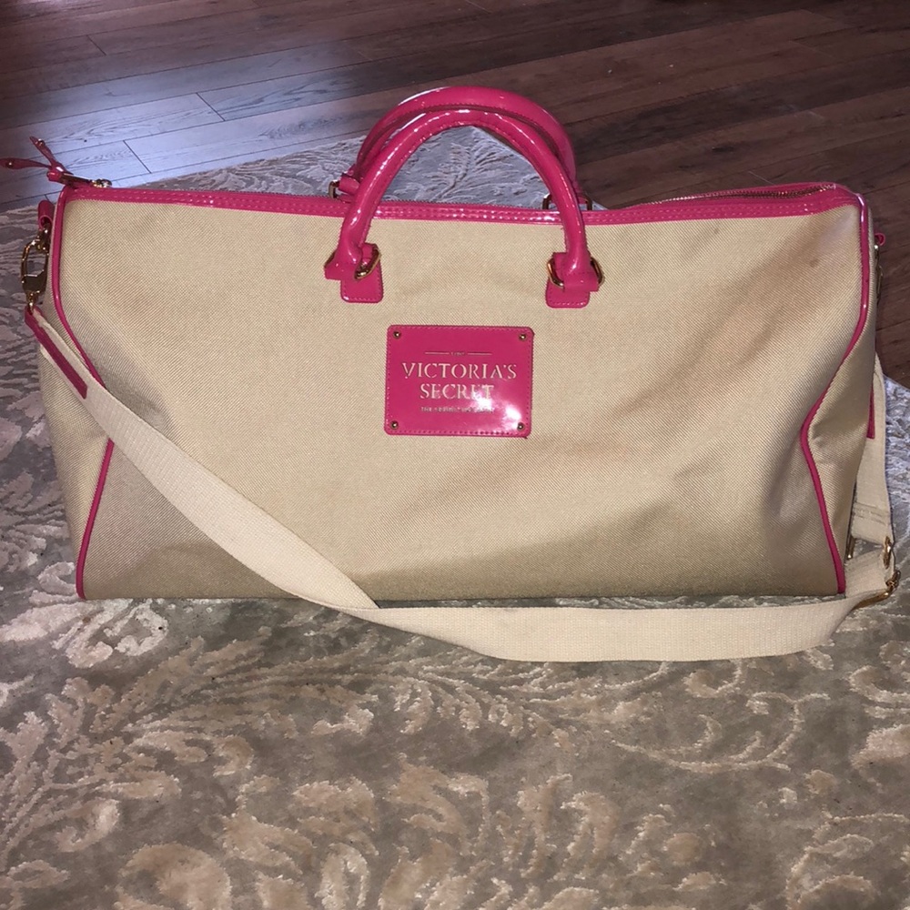 Victoria’s Secret canvas duffel bag
